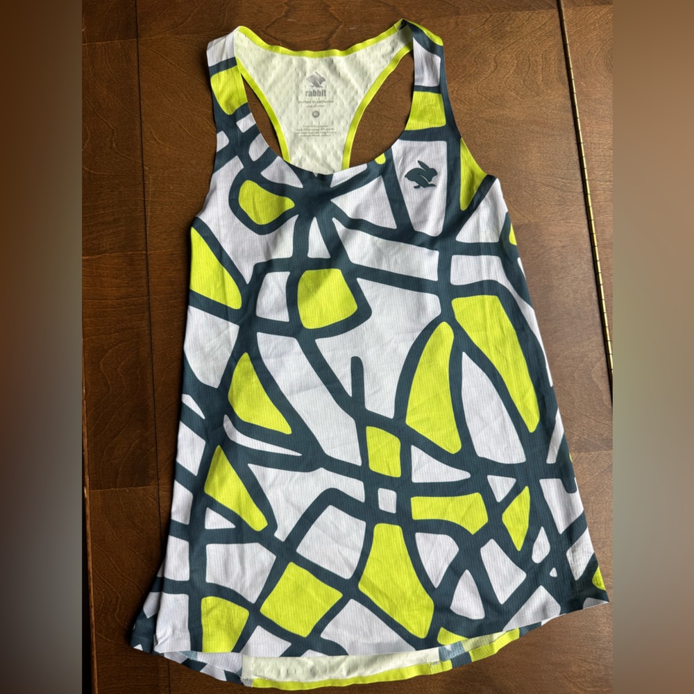 Rabbit GoTime abstract pattern light weight running tank